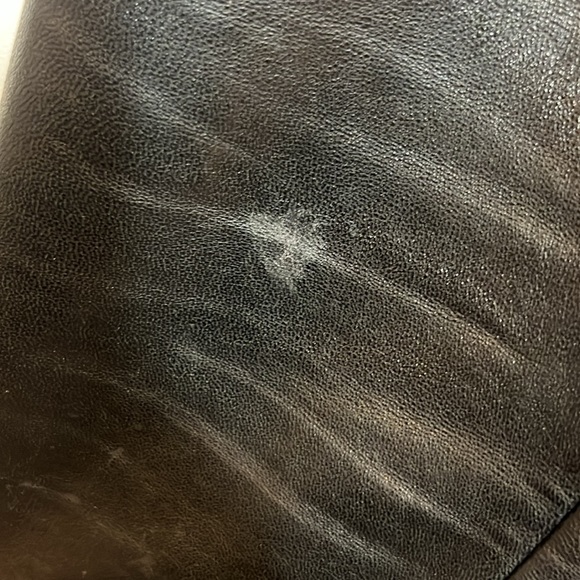 Vintage Women's Black Leather Jones New York Coat Jacket Blazer size lagre - Picture 11 of 11